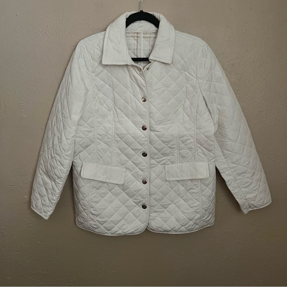 Chico's Jackets & Coats New Chicos White Quilted Jacket Medium